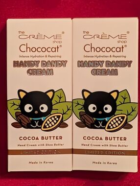 2 Of The Creme Shop Chococat Cocoa Butter Handy Dandy Cream Hand Cream